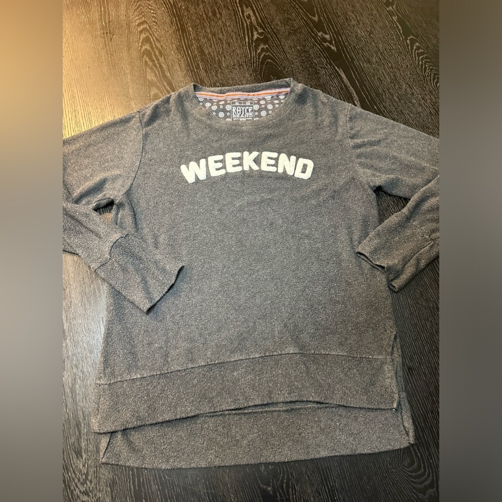 Royce Brand Weekend Cozy Grey Sweater Xl